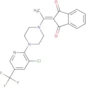 2-((4-(3-chloro-5-(trifluoromethyl)-2-pyridyl)piperazinyl)ethylidene)indane-1,3-dione