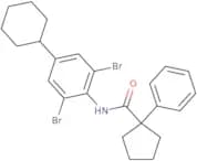 N-(2,6-dibromo-4-cyclohexylphenyl)-1-phenylcyclopentane-1-carboxamide
