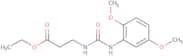 ethyl 3-((N-(2,5-dimethoxyphenyl)carbamoyl)amino)propanoate