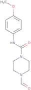 (4-formylpiperazinyl)-N-(4-methoxyphenyl)formamide