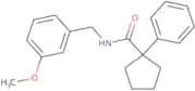N-[(3-methoxyphenyl)methyl]-1-phenylcyclopentane-1-carboxamide