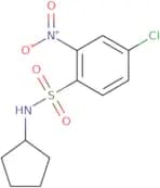 ((4-chloro-2-nitrophenyl)sulfonyl)cyclopentylamine