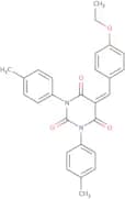 1,3-bis(4-methylphenyl)-5-((4-ethoxyphenyl)methylene)-1,3-diazaperhydroine-2,4,6-trione