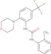 1-(2-methylphenyl)-3-(2-morpholin-4-yl-5-(trifluoromethyl)phenyl)urea