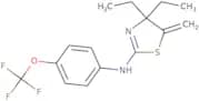 (4,4-diethyl-3-methylene(2,5-thiazolinyl))(4-(trifluoromethoxy)phenyl)amine