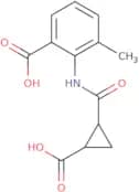 2-((2-carboxycyclopropyl)carbonylamino)-3-methylbenzoic acid