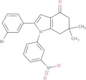 2-(3-bromophenyl)-6,6-dimethyl-1-(3-nitrophenyl)-5,6,7-trihydroindol-4-one