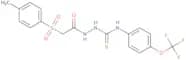1-(2-((4-methylphenyl)sulfonyl)acetyl)-4-(4-(trifluoromethoxy)phenyl)thiosemicarbazide