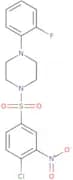 1-chloro-4-((4-(2-fluorophenyl)piperazinyl)sulfonyl)-2-nitrobenzene