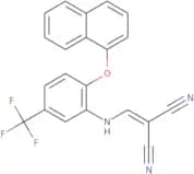 (((2-naphthyloxy-5-(trifluoromethyl)phenyl)amino)methylene)methane-1,1-dicarbonitrile