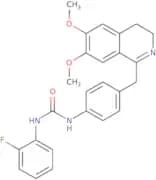 1-(4-((6,7-dimethoxy(3,4-dihydroisoquinolyl))methyl)phenyl)-3-(2-fluorophenyl)urea