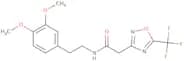 N-(2-(3,4-dimethoxyphenyl)ethyl)-2-(4-(trifluoromethyl)(3,2,5-oxadiazolyl))ethanamide