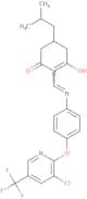 2-(((4-(3-chloro-5-(trifluoromethyl)(2-pyridyloxy))phenyl)amino)methylene)-5-(2-methylpropyl)cyclo…