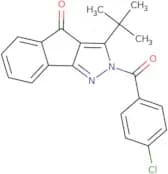 3-(tert-butyl)-2-((4-chlorophenyl)carbonyl)indeno[3,2-c]pyrazol-4-one