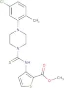 methyl 3-(((4-(5-chloro-2-methylphenyl)piperazinyl)thioxomethyl)amino)thiophene-2-carboxylate