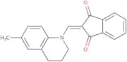 2-((6-methyl-1,2,3,4-tetrahydroquinolyl)methylene)indane-1,3-dione