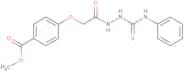 methyl 4-(phenylamino)-1-(2-acetoxybenzoate)thiosemicarbazide