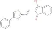 2-(((4-phenyl-2,5-thiazolyl)amino)methylene)indane-1,3-dione