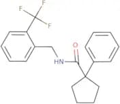 1-phenyl-N-{[2-(trifluoromethyl)phenyl]methyl}cyclopentane-1-carboxamide