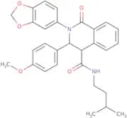 (2-benzo[3,4-d]1,3-dioxolen-5-yl-3-(4-methoxyphenyl)-1-oxo(4-2,3,4-trihydroisoquinolyl))-N-(3-meth…