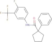 N-[4-fluoro-3-(trifluoromethyl)phenyl]-1-phenylcyclopentane-1-carboxamide