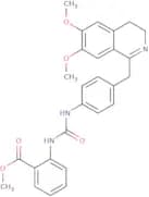 methyl 2-((N-(4-((6,7-dimethoxy-3,4-dihydroisoquinolyl)methyl)phenyl)carbamoyl)amino)benzoate