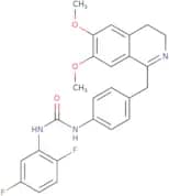 3-(2,5-difluorophenyl)-1-(4-((6,7-dimethoxy(3,4-dihydroisoquinolyl))methyl)phenyl)urea