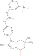 ((3-(trifluoromethyl)phenyl)amino)-N-(4-(2,6,6-trimethyl-4-oxo(5,6,7-trihydroindolyl))phenyl)forma…