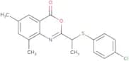 2-((4-chlorophenylthio)ethyl)-6,8-dimethylbenzo[d]1,3-oxazin-4-one