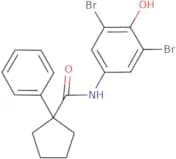 N-(3,5-dibromo-4-hydroxyphenyl)(phenylcyclopentyl)formamide