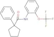 1-phenyl-N-[2-(trifluoromethoxy)phenyl]cyclopentane-1-carboxamide