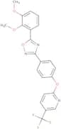 2,3-dimethoxy-1-(4-(4-(5-(trifluoromethyl)(2-pyridyloxy))phenyl)(2,3,5-oxadiazolyl))benzene