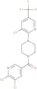 5,6-dichloro(3-pyridyl) 4-(3-chloro-5-(trifluoromethyl)(2-pyridyl))piperazinyl ketone