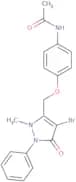 N-(4-((4-bromo-2-methyl-5-oxo-1-phenyl-3-pyrazolin-3-yl)methoxy)phenyl)ethanamide