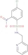 ((4-chloro-2-nitrophenyl)sulfonyl)(2-pyridylmethyl)amine
