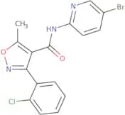 N-(5-bromo(2-pyridyl))(3-(2-chlorophenyl)-5-methylisoxazol-4-yl)formamide