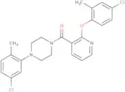 2-(4-chloro-2-methylphenoxy)(3-pyridyl) 4-(5-chloro-2-methylphenyl)piperazinyl ketone