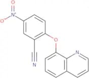 5-nitro-2-(8-quinolyloxy)benzenecarbonitrile