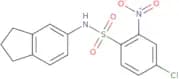 ((4-chloro-2-nitrophenyl)sulfonyl)indan-5-ylamine