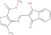 methyl 3-(((1,3-dioxoindan-2-ylidene)methyl)amino)-4-methylthiophene-2-carboxylate