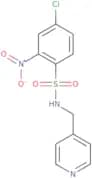 4-chloro-2-nitro-N-[(pyridin-4-yl)methyl]benzene-1-sulfonamide