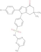 2-(4-bromophenyl)-6,6-dimethyl-1-(4-(((4-methyl-pyrimidin-2-yl)amino)sulfonyl)phenyl)-5,6,7-trihyd…