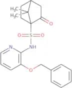 7,7-dimethyl-1-(((3-(phenylmethoxy)(2-pyridyl))amino)sulfonyl)bicyclo[2.2.1]heptan-2-one