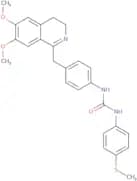1-(4-((6,7-dimethoxy(3,4-dihydroisoquinolyl))methyl)phenyl)-3-(4-methylthiophenyl)urea