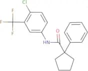 N-(4-chloro-3-(trifluoromethyl)phenyl)(phenylcyclopentyl)formamide