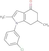 1-(3-chlorophenyl)-2,6-dimethyl-5,6,7-trihydroindol-4-one