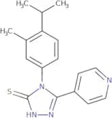 4-(3-methyl-4-(isopropyl)phenyl)-3-(4-pyridyl)-1,2,4-triazoline-5-thione