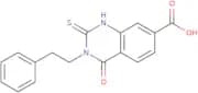 4-Oxo-3-(2-phenylethyl)-2-sulfanyl-3,4-dihydroquinazoline-7-carboxylic acid