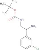 tert-Butyl (2-amino-2-(3-chlorophenyl)ethyl)carbamate