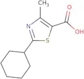 2-Cyclohexyl-4-methyl-1,3-thiazole-5-carboxylic acid
